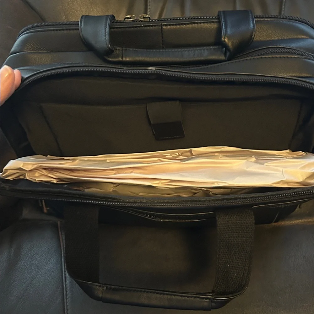 Black Laptop Briefcase for Men